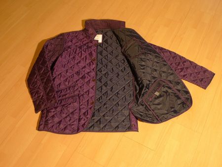 Original Vintage Paul Kehl Steppjacke Violett neuwertig