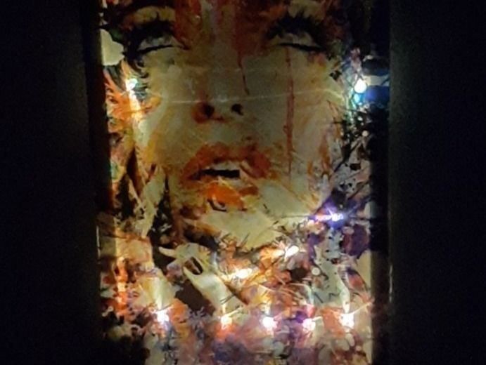 Poster & Bilder: Woman color face Kunst LED Bild – Neu und originalverpackt aus Kilchberg ZH von ruedi34 6