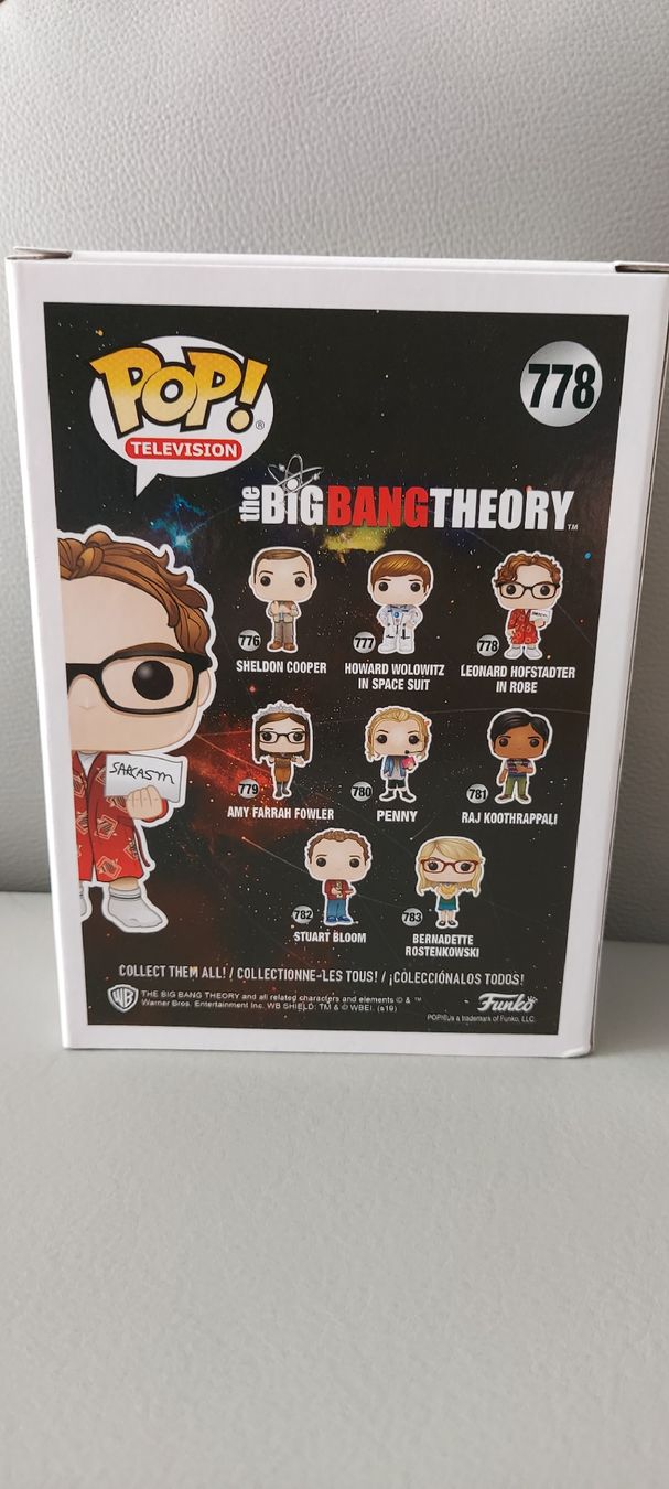 Funko Statuette: Funko Pop Leonard Hofstadter in Robe 778 – Nuovo e nell'imballaggio originale da Luzern venduto da 71memory 1