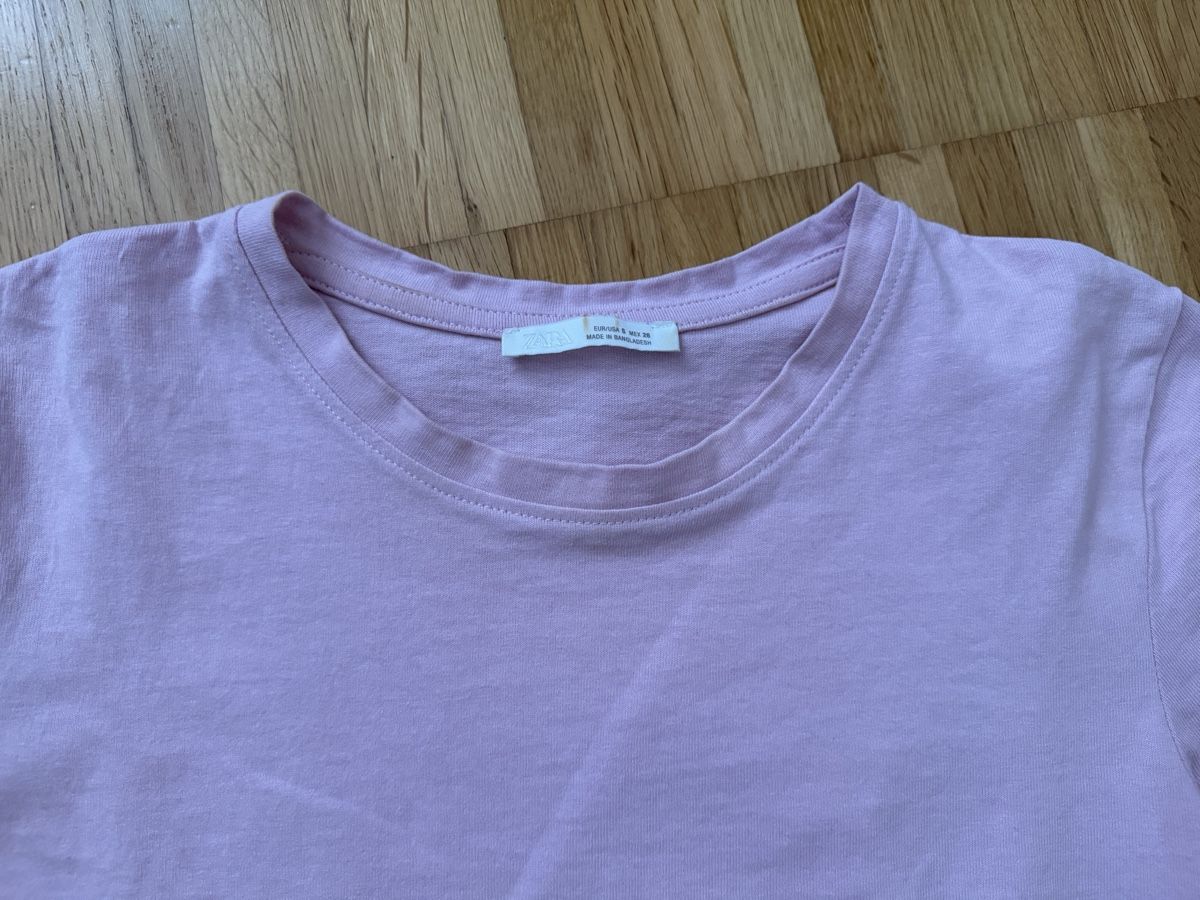 Zara T-Shirts: Zara T-Shirt hell Rosa Gr. S  – Gebraucht aus Jona von Good_luck_ 1