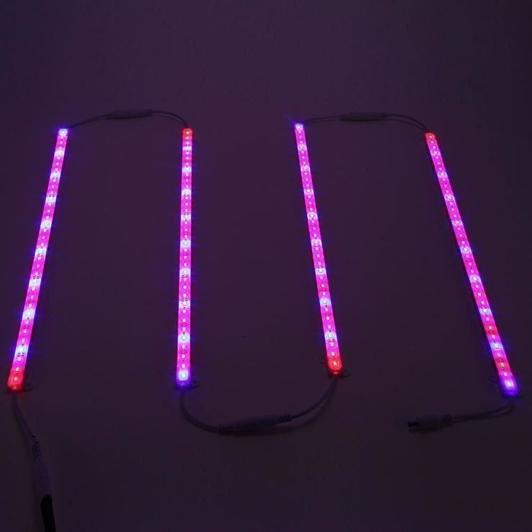 Vollspektrum Pflanzenlicht 4x 360 LED - Mit Timer & Dimmer Für Gemüse & Kräuter