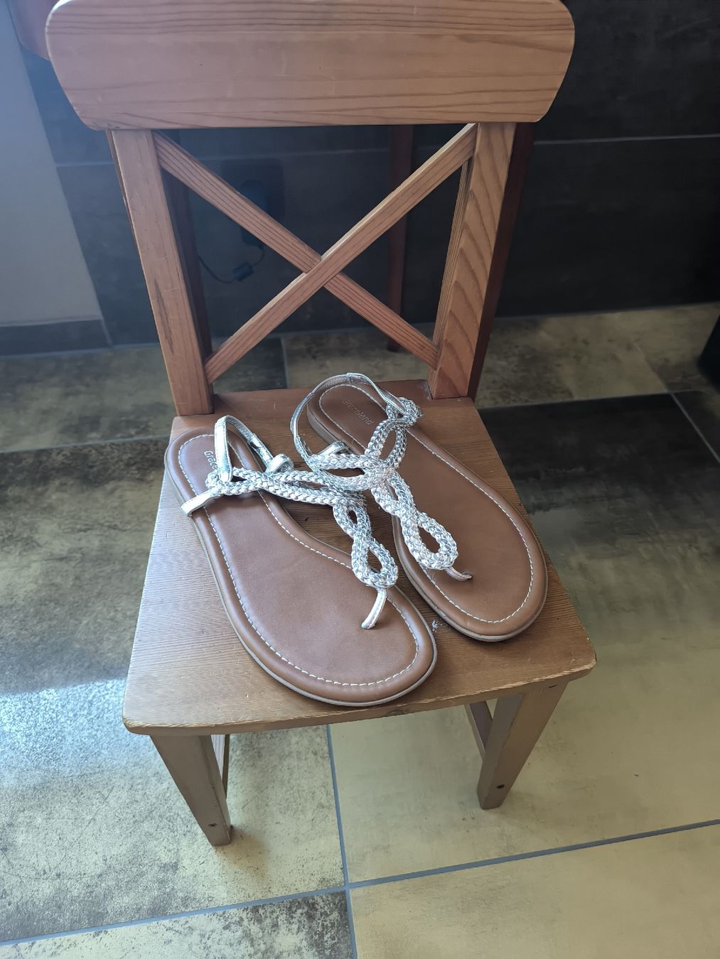 Dosenbach Damenschuhe: Damensandalen BOHO geflochten Grösse 39 – Gebraucht aus Hölstein von fam_y9yz