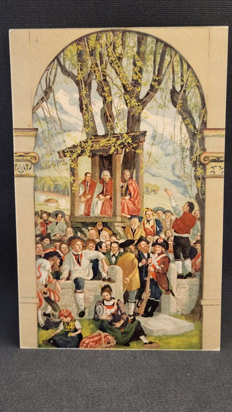 Cartoline postali: AK Bundesfeier 1918 – Usato da Basel venduto da spinne02
