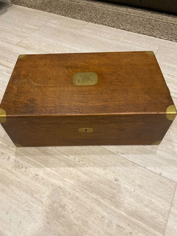 Coffret à Bijoux Ancien Signé Joly 1951 - Motifs Poissons & Coquillages