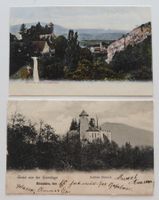 Arlesheim Schloss Birseck mit Blick ins Dorf 1906; sowie