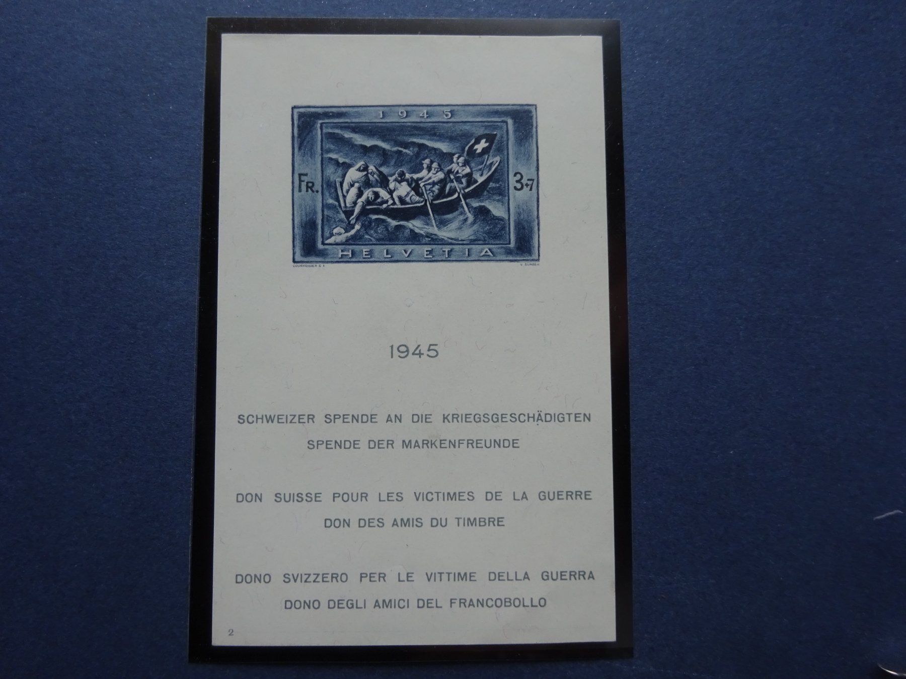Tutti i francobolli: 1945 W21 Block postfrisch** – Usato da Appenzell-Steinegg venduto da adi1975 1