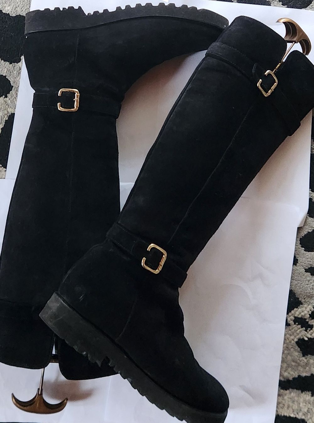 Scarpe da donna: Bottes Cenedella daim noir taille 39.5 – Usato da Niedergösgen venduto da Eva2410 2