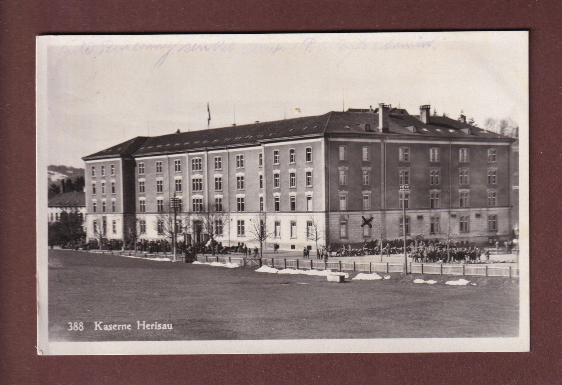 Cartes postales: HERISAU - Kaserne - 1932 Feldpost – D'occasion à Pully par nicecards-shop