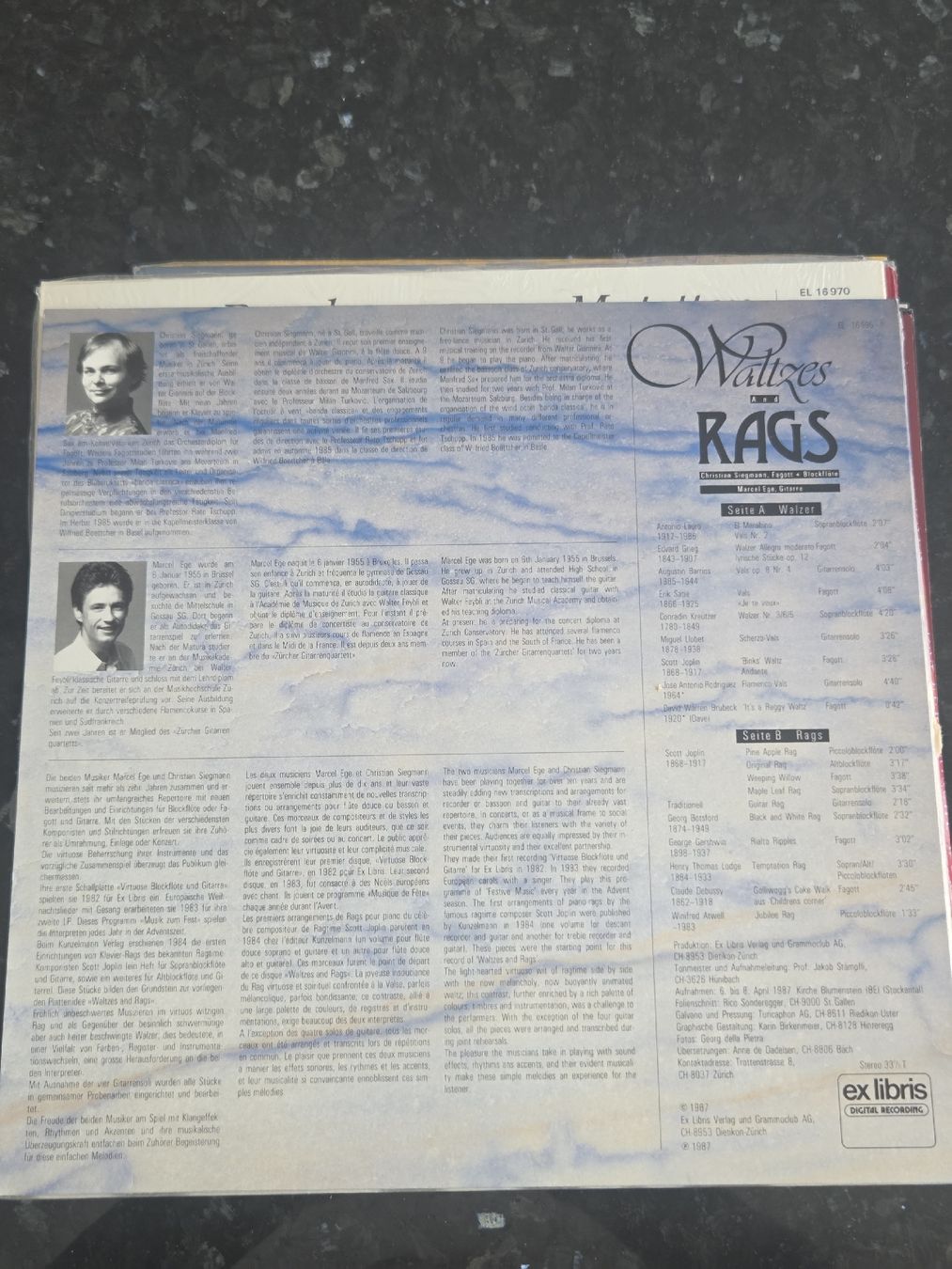 Dischi in vinile: Waltzer and Rags – Usato da Müntschemier venduto da Fee_00 1