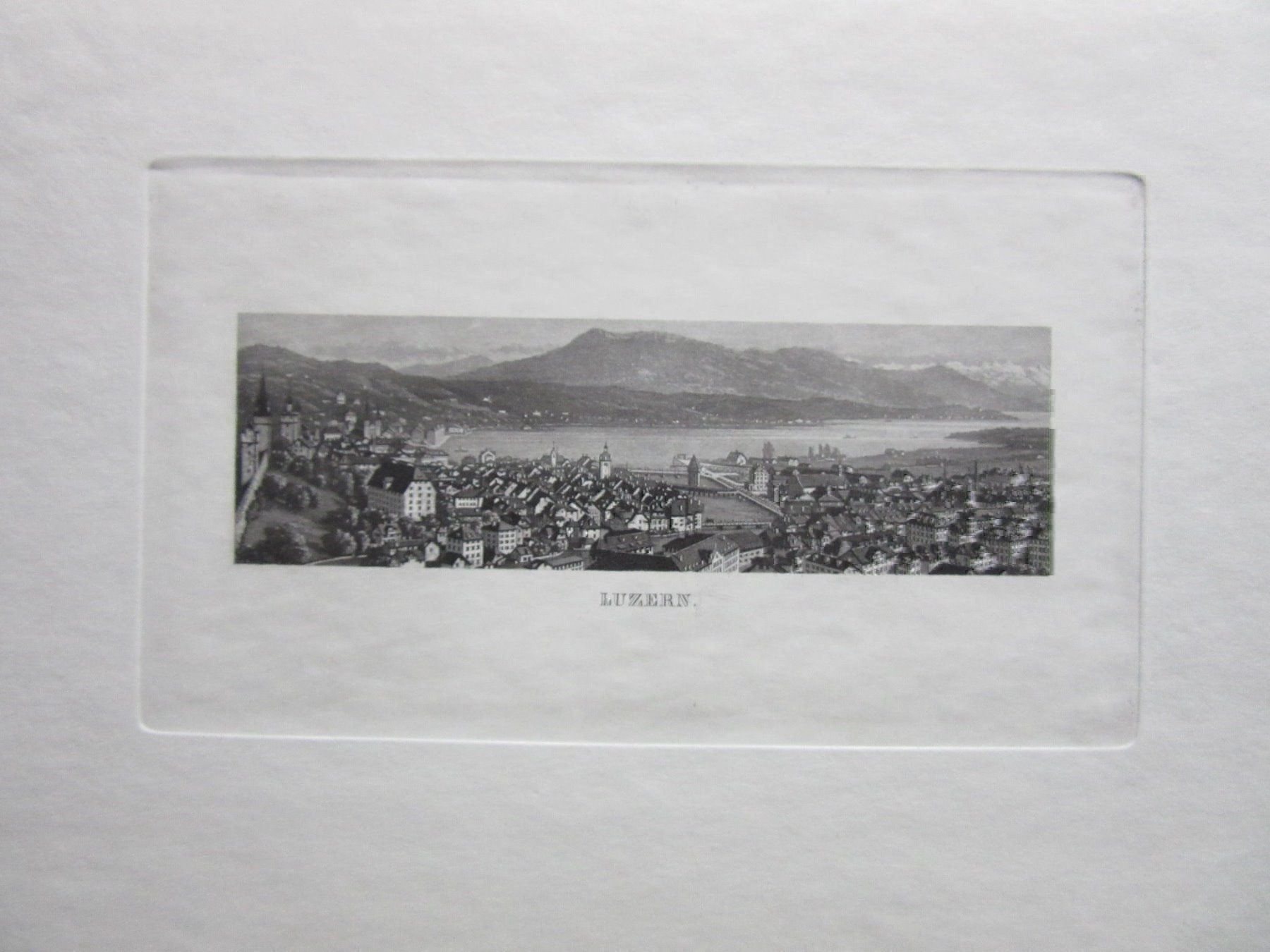 Gravures: LUZERN AQUATINTA – D'occasion à Gersau par grafik-kunst 1