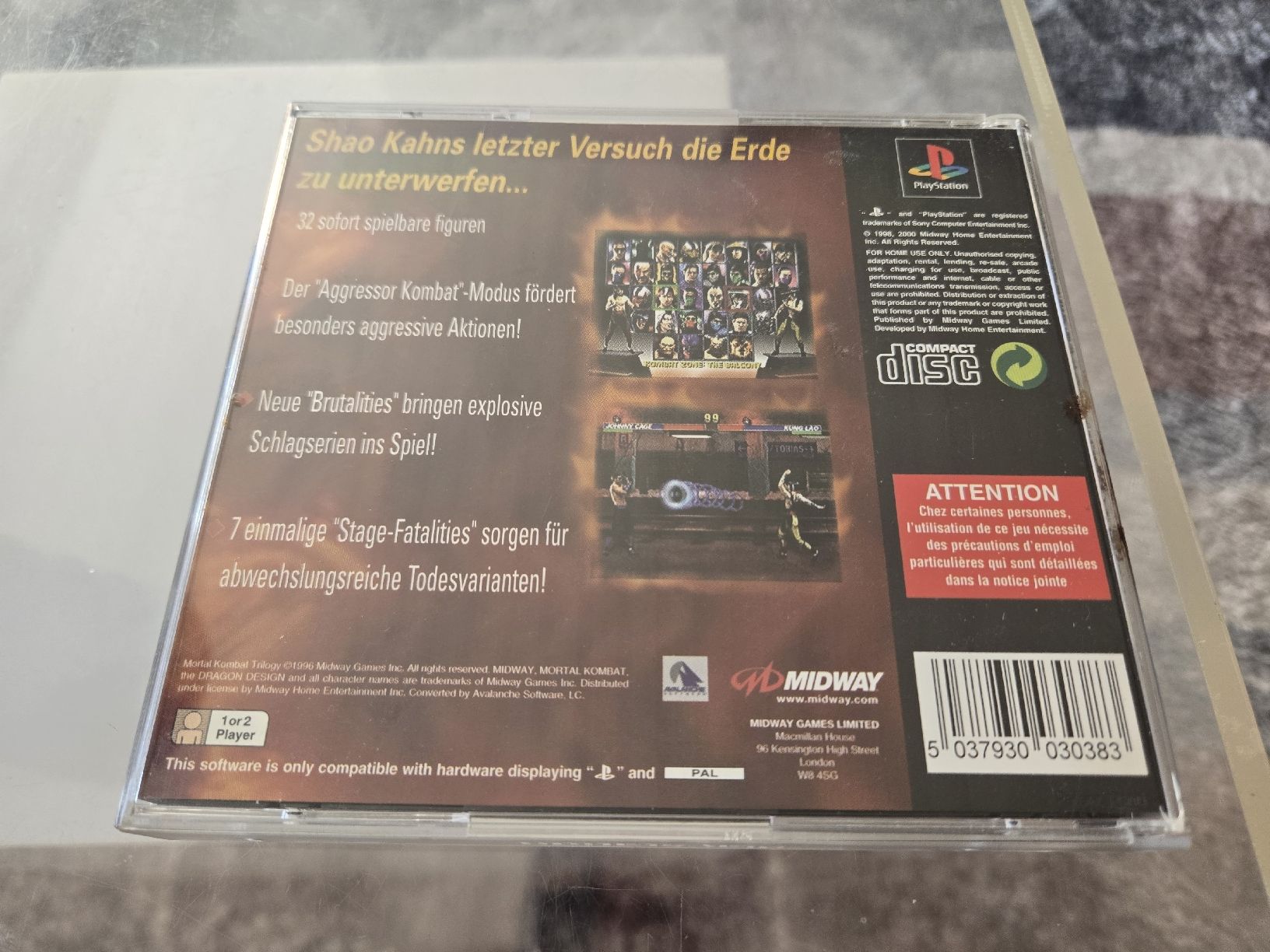 Giochi: Mortal Kombat Trilogy PS1 – Usato da Bussigny venduto da Kfdlt 1