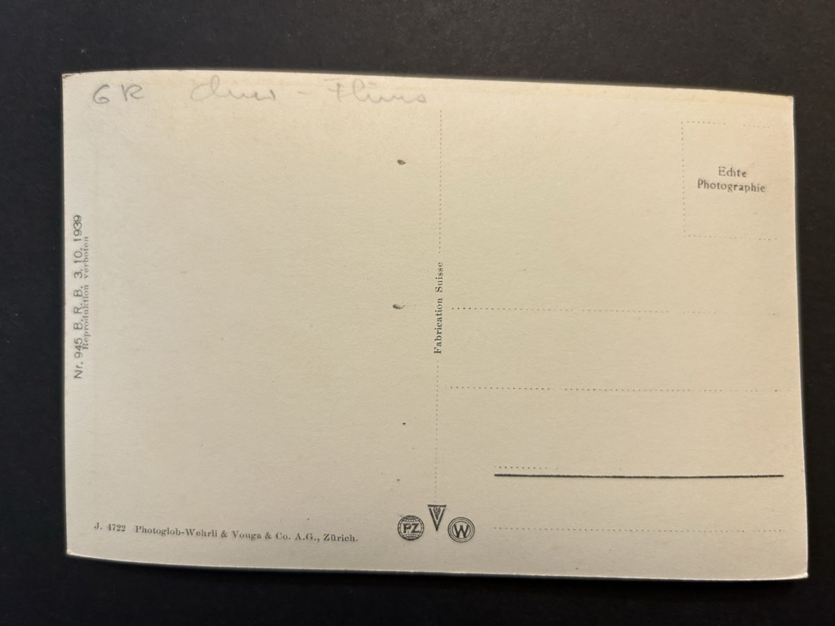 Cartoline postali: Reichenau GR – Usato da Fanas venduto da Alessio11 1