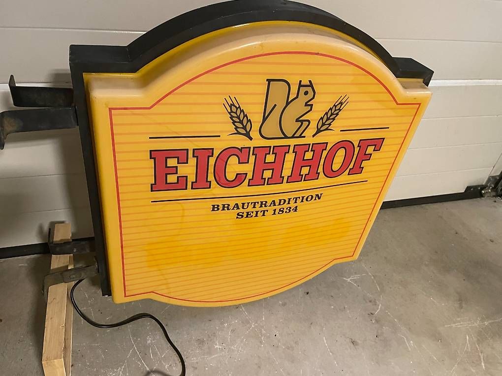 Lampade: Eichhof Bier Leuchtreklame – Usato da Ettingen venduto da Donald4107 3