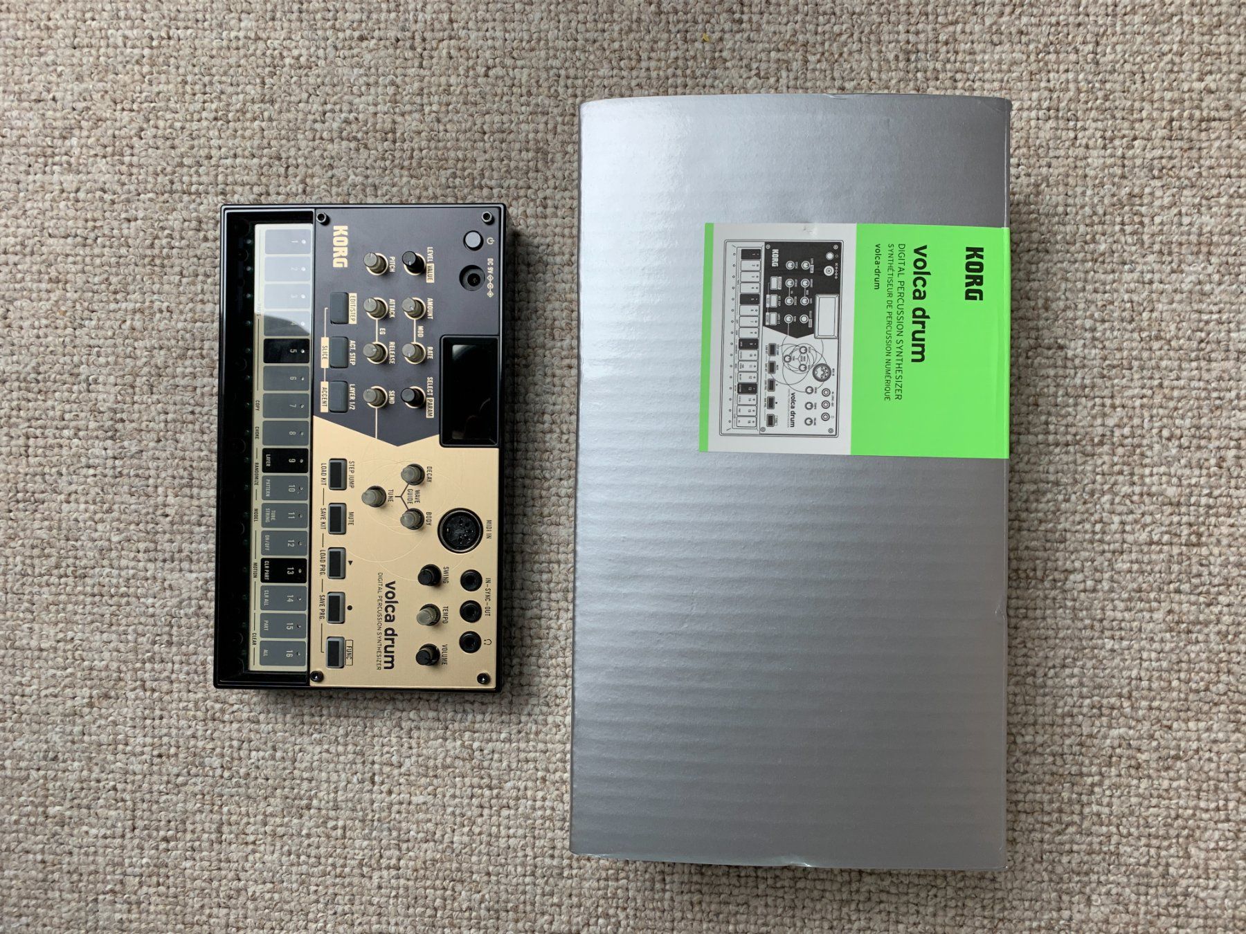 Korg Musikinstrumente: Korg Volca Drum, Digitaler Percussion-Synthesizer + Adapter – Gebraucht aus Zürich von lor_s6l8 2