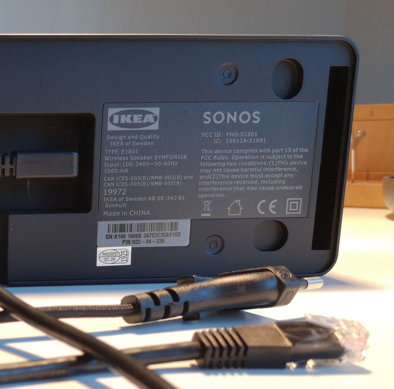 Sonos Casse acustiche: IKEA SONOS SYMFONISK E1801 LAUTSPRECHER WLAN – Usato da Sissach venduto da Megane21 3