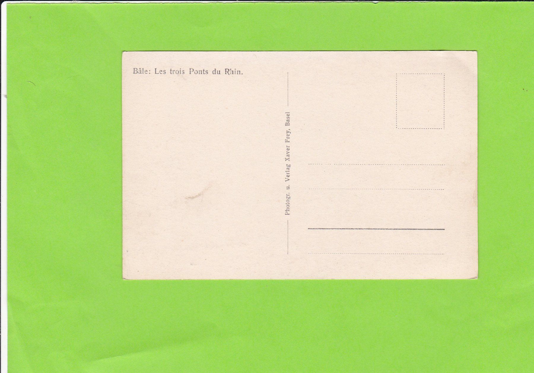Cartoline postali: Basel-die drei Rheinbrücken – Usato da St. Peterzell venduto da neckertal 1