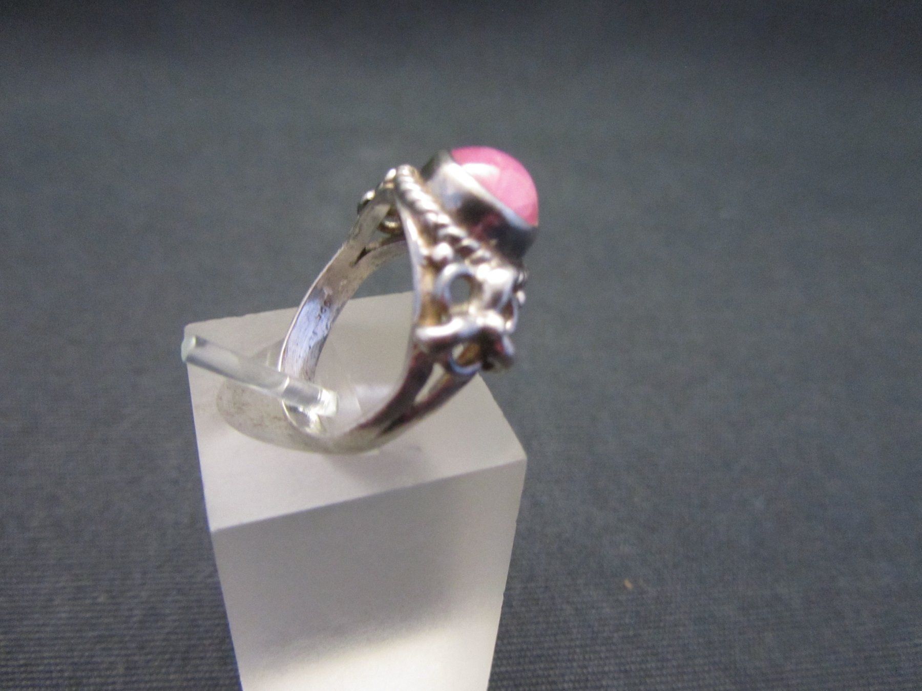 Ringe: Silberring mit rosa Stein – Gebraucht aus Basel von spinne02 5