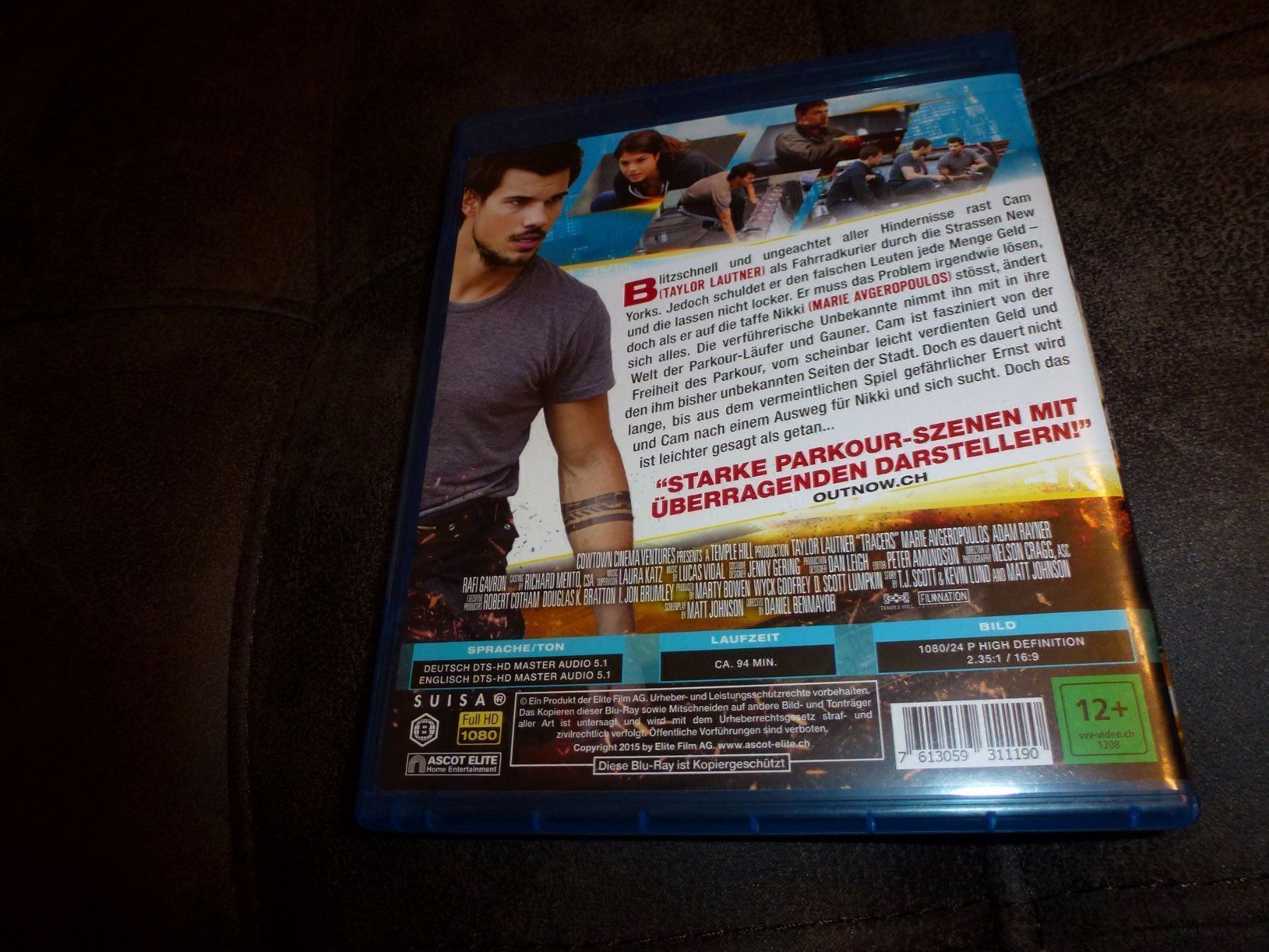 Alle DVDs: Tracers BLU-RAY – Gebraucht aus Olten von Disc-Verkauf 2