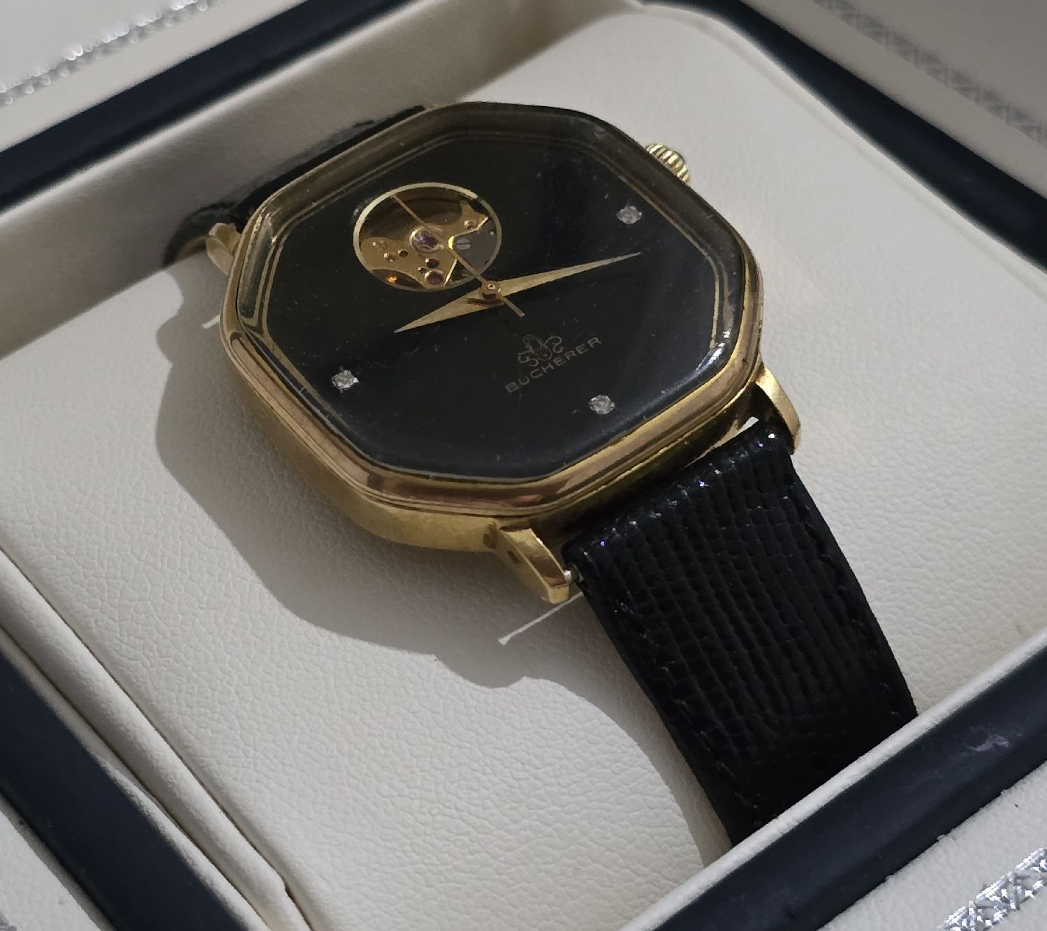Bucherer Orologi: Montre Bucherer Mécanique squelette – Usato da Les Acacias venduto da watinjo 1