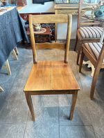 Antiker Holzstuhl, Vintage, Esszimmerstuhl, Bistrostuhl