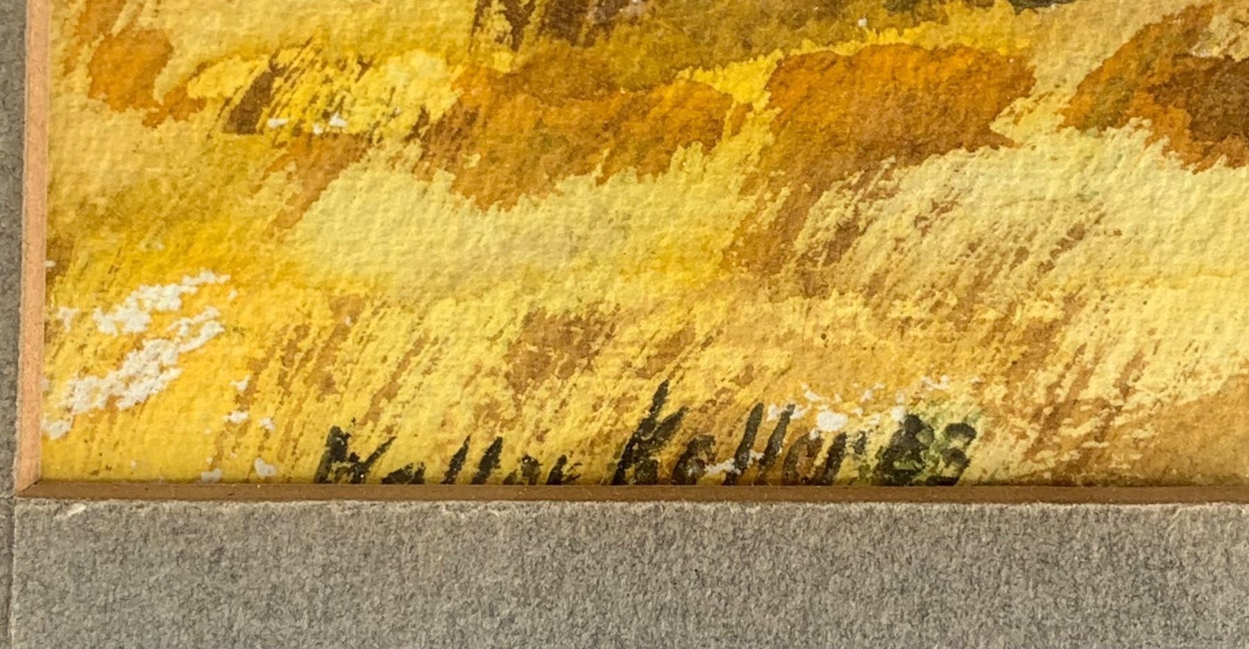 Dipinti: Walter Keller Aquarelle Landschaft – Usato da Müllheim Dorf venduto da Othmar73 5
