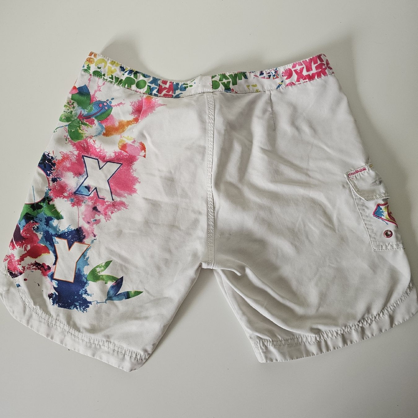 Hosen: Roxy Boardshorts white patterned size 34  – Gebraucht aus Matten b. Interl von Vanilla8 1