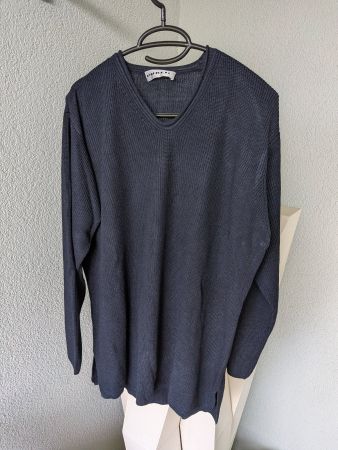 Seidenpullover dunkelblau Gr. 40