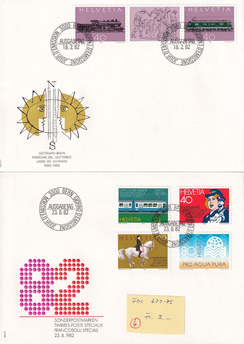 Tutti i francobolli: Lot 8 Briefe FDC 1978 - 1982 – Usato da Rossa venduto da becky05 2