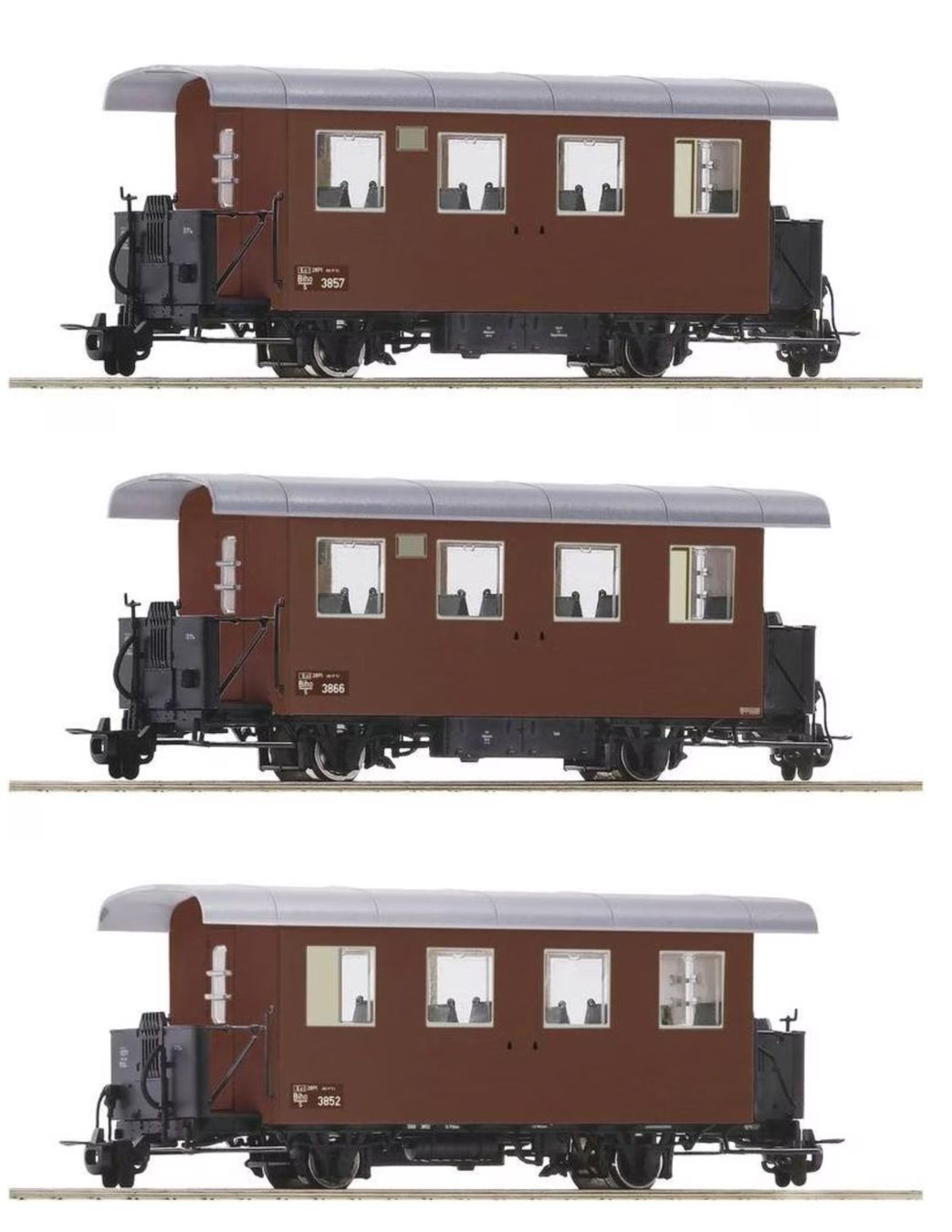 Roco Modellini di ferrovie: ROCO 34103 set de 3 voitures type Biho/s, HOe, ÖBB – Nuovo e nell'imballaggio originale da La Chaux-de-Fonds venduto da Aminos 2