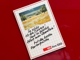 7 alte Ansichts-Postkarten "Schweiz" (SBB)