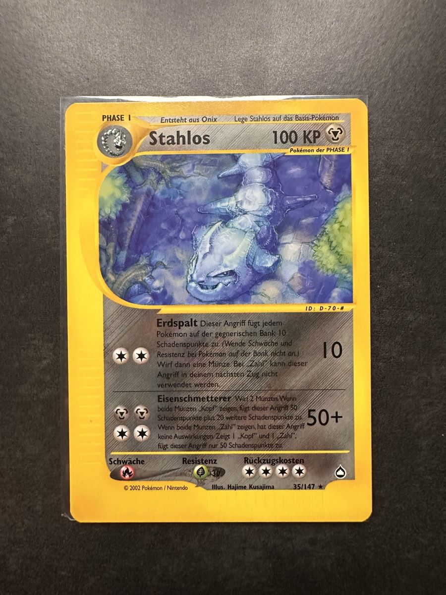 Pokémon Sammelbilder & Trading cards: Pokémon Stahlos 36/147 2002  – Neu (gemäss Beschreibung) aus Walliswil b.Wangen von Swiss-Trading-Bros