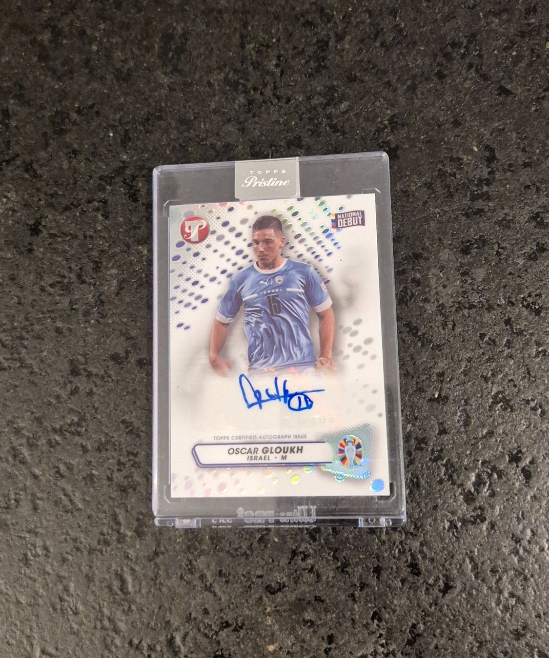 Topps Carte collezionabili: Oscar Gloukh Autogramm - Israel - Topps – Nuovo (secondo la descrizione) da Burg AG venduto da Danoe