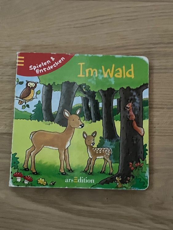 Bilderbuch Kartonbuch Im Wald mit vielen Klappen ab 18 Mt. (Gebraucht