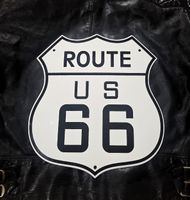 Déco Murale Métal Vintage - Route 66