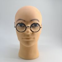 Lunettes anciennes rondes avec étui métallique d’époque