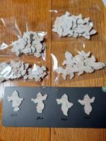 55 Halloween Gespengster aus Holz