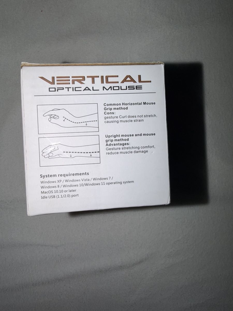 Mouse: Vertikale optische Maus ergonomisch neu – Nuovo e nell'imballaggio originale da Flamatt venduto da Vm_t 1