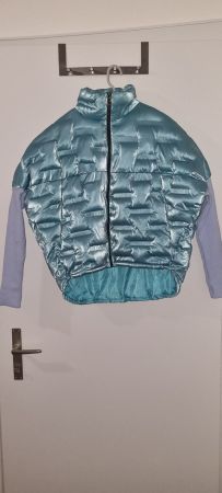 trendige Übergangsjacke in Türkis