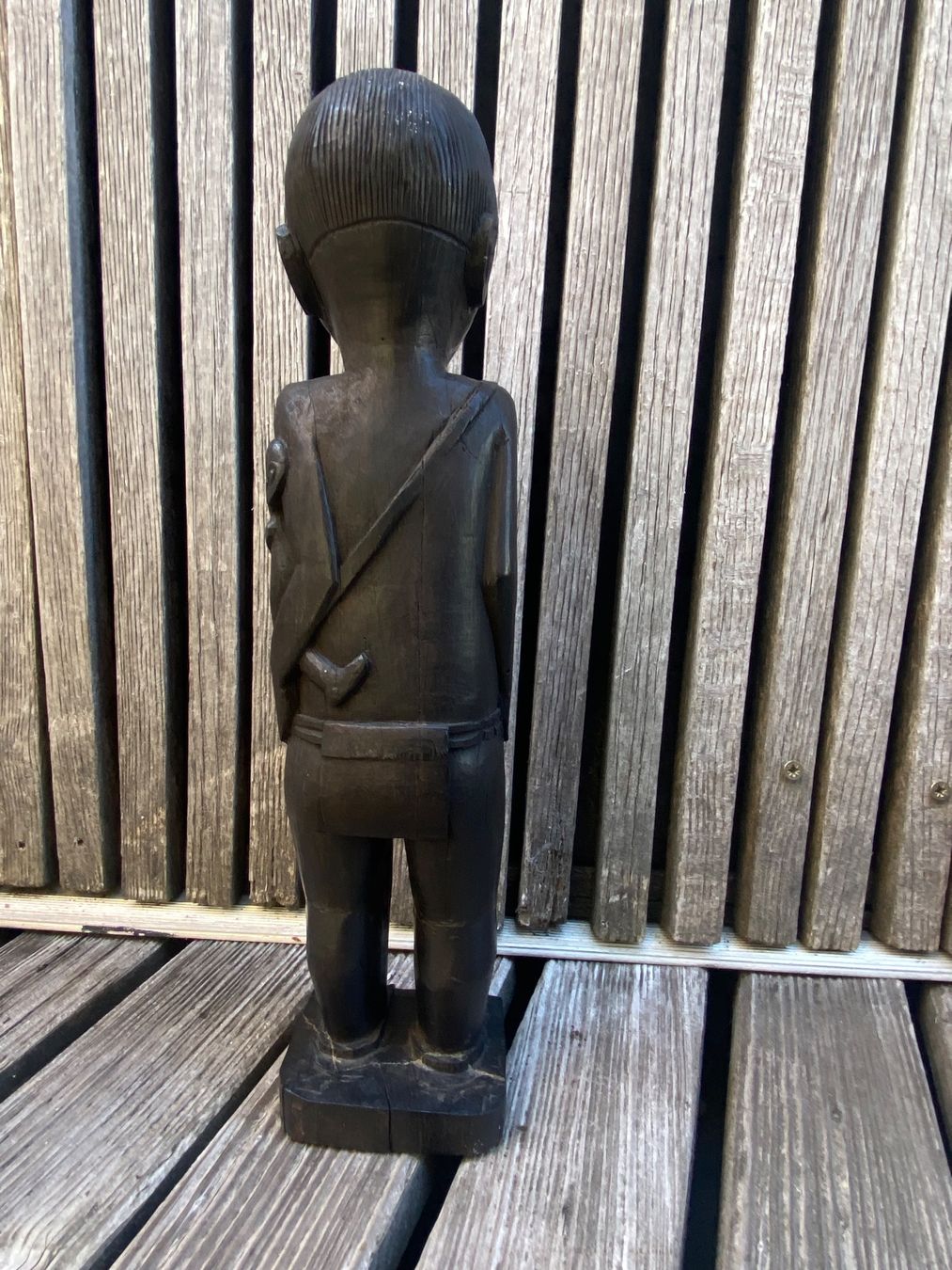 Sculture & Statue: Holzfigur Afrikanisch Mutter mit Kind schweres Holz 30cm – Usato da solothurn venduto da soko75 3
