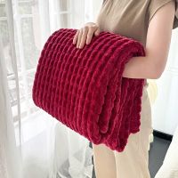 Kuscheldecke ROT neu - gross 200x230 cm