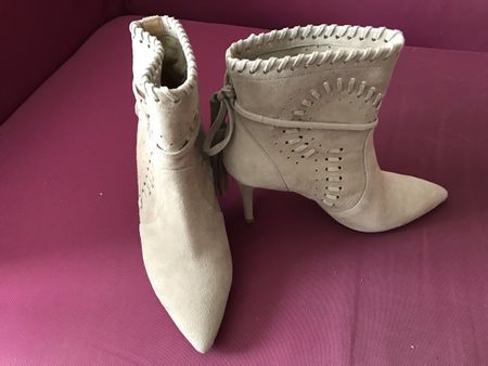 Gino Rossi Wildleder Stiefeletten beige Gr. 37