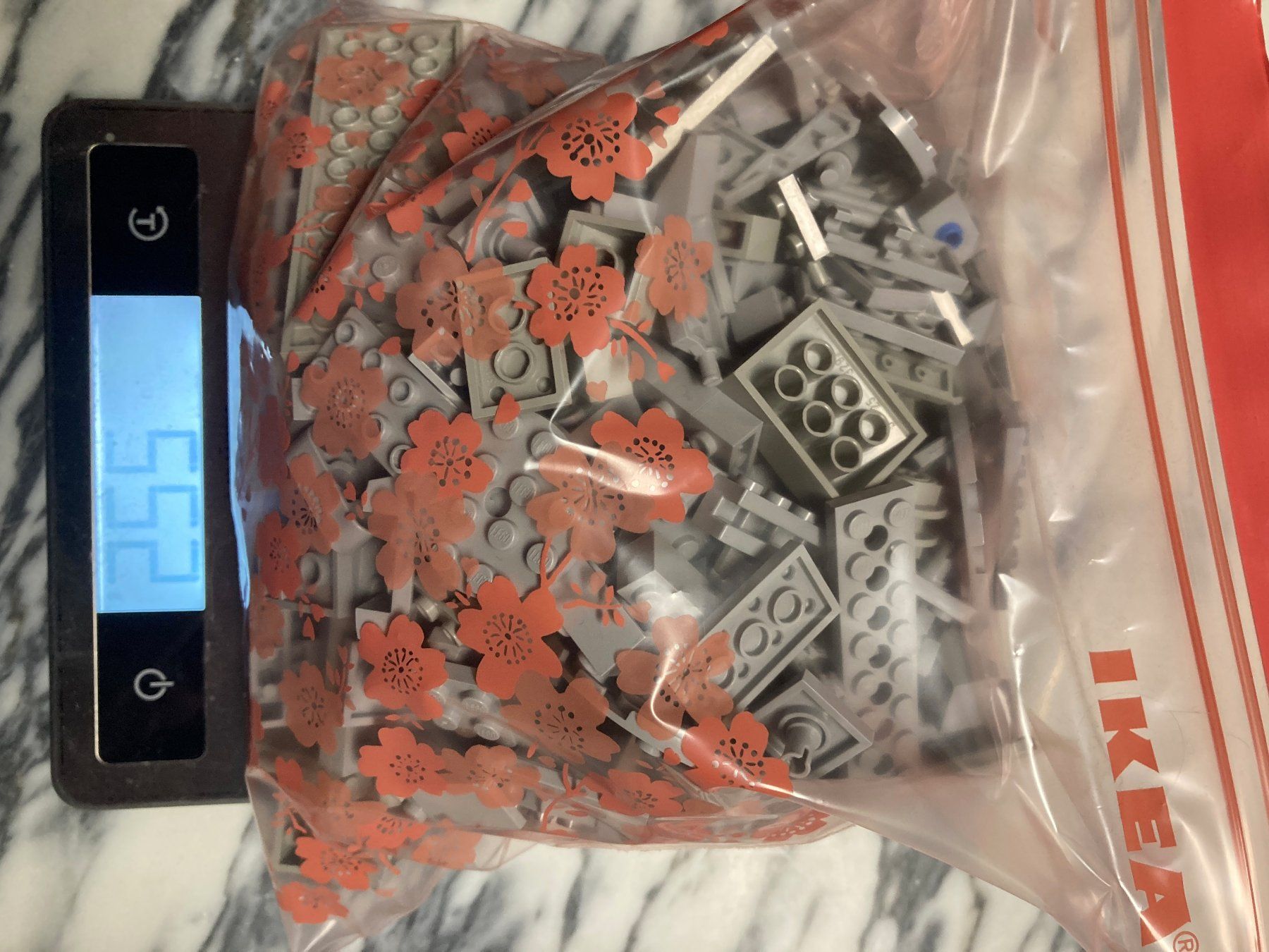 Lego Giocattoli: Lego hellgrau, 550 Gramm – Usato da Reutigen venduto da treu3006 2