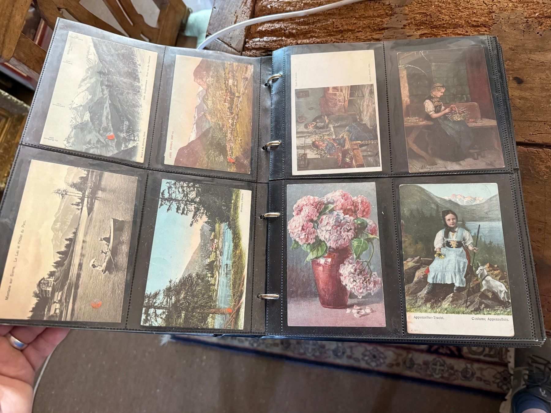 Ansichtskarten: Ansichtskarten Album mit ca. 160 Karten Postkarten – Gebraucht aus Bern von Jwpm66 1