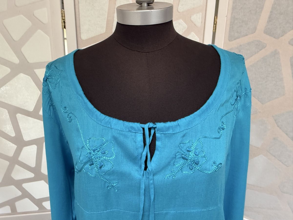 Tuniken: Great Melissa Odabash blue summer tunic. S/M – Neu (gemäss Beschreibung) aus Grund b. Gstaad von PlageNeige 1