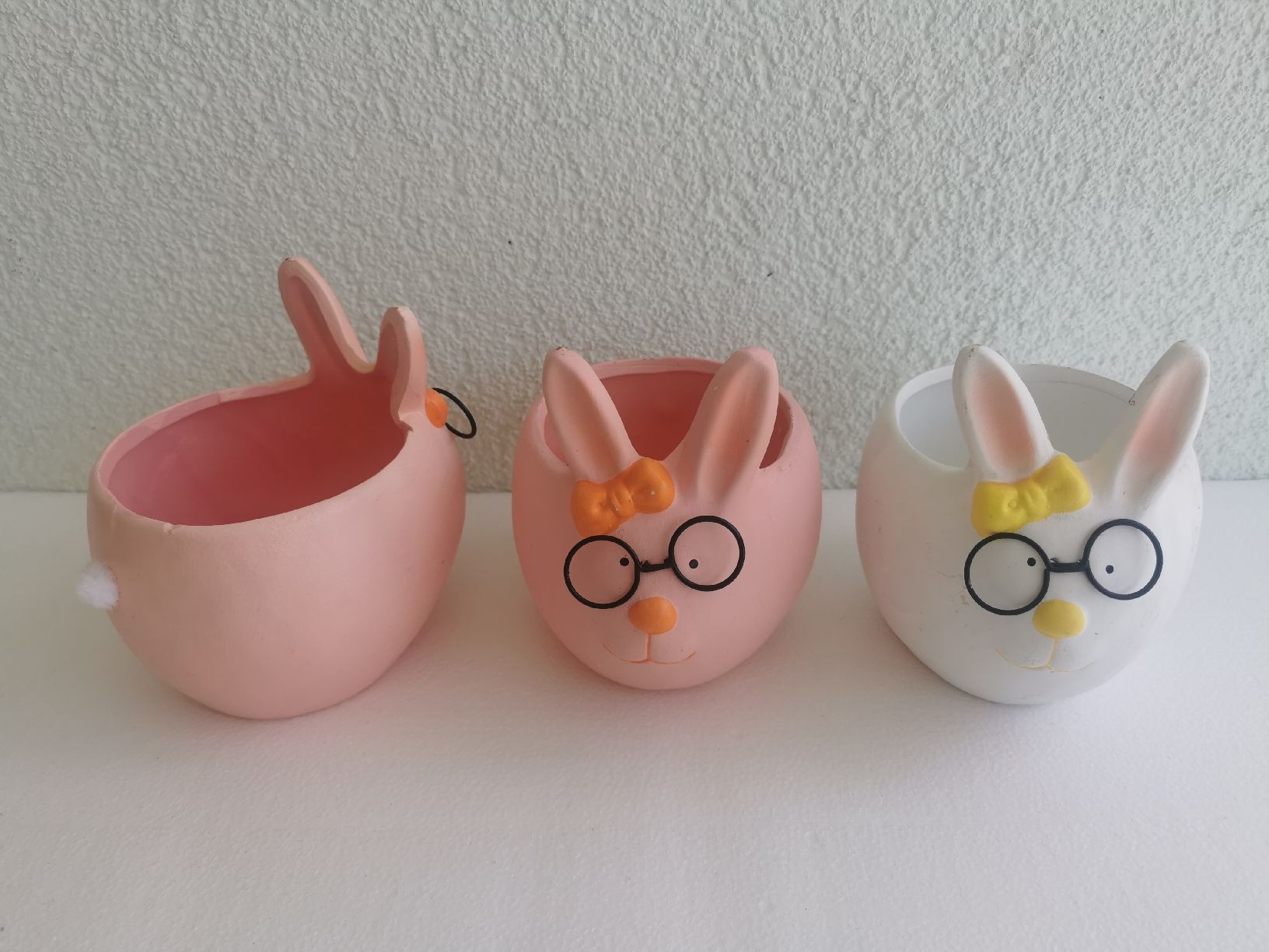 Vasi per fiori: 3 Hasentöpfe, Blumentöpfe, Osterdeko – Usato da Glattbrugg venduto da riseca