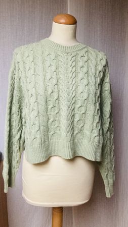 Pull&Bear Zopfmuster Pullover 