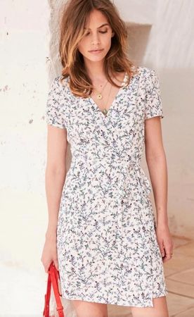 Robe fleurie The Kooples blanche taille S