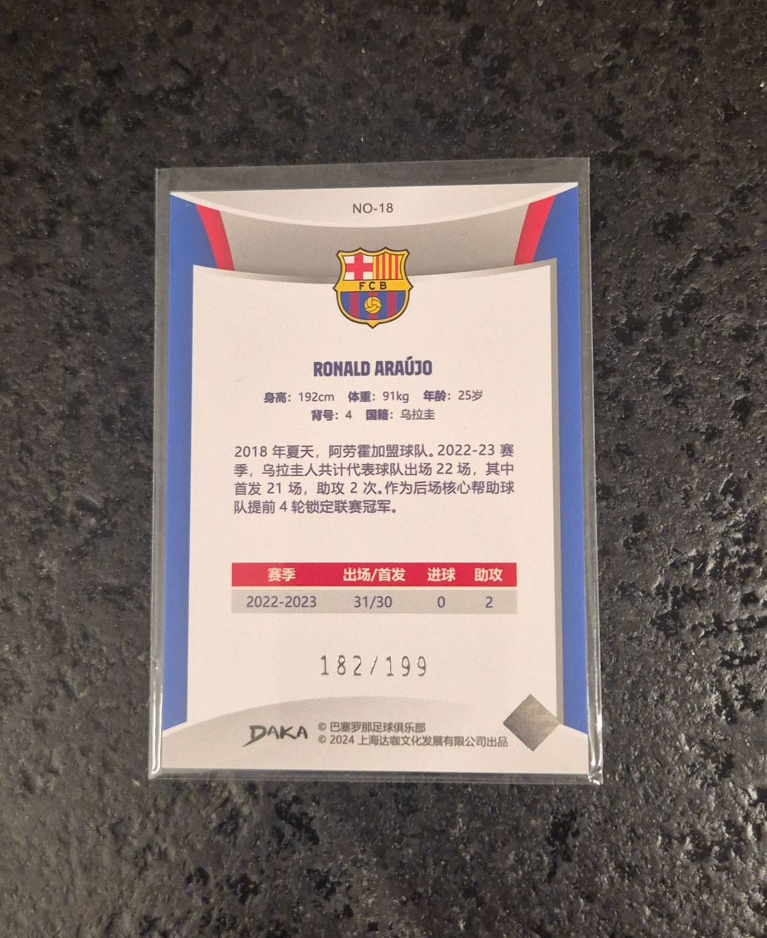 Topps Carte collezionabili: Ronald Araujo /199 - Barcelona - Daka – Nuovo (secondo la descrizione) da Burg AG venduto da Danoe 1