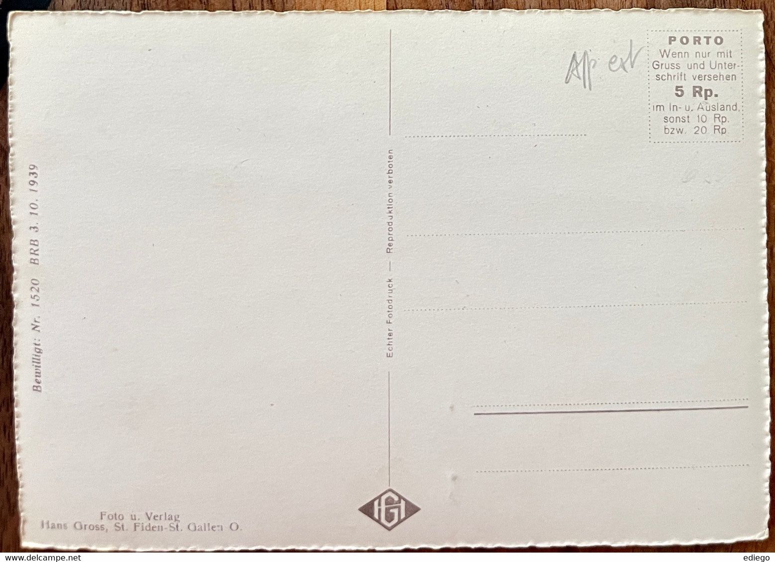 Cartes postales: AK: HERISAU – D'occasion à Lutry par Ediego 1