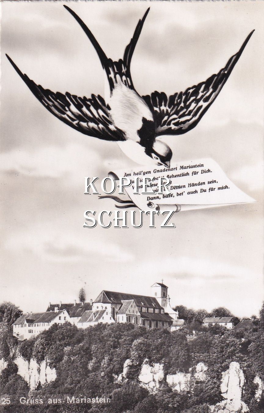 Cartoline postali: Gruss aus Mariastein /bc – Usato da Hombrechtikon venduto da Rudolf07